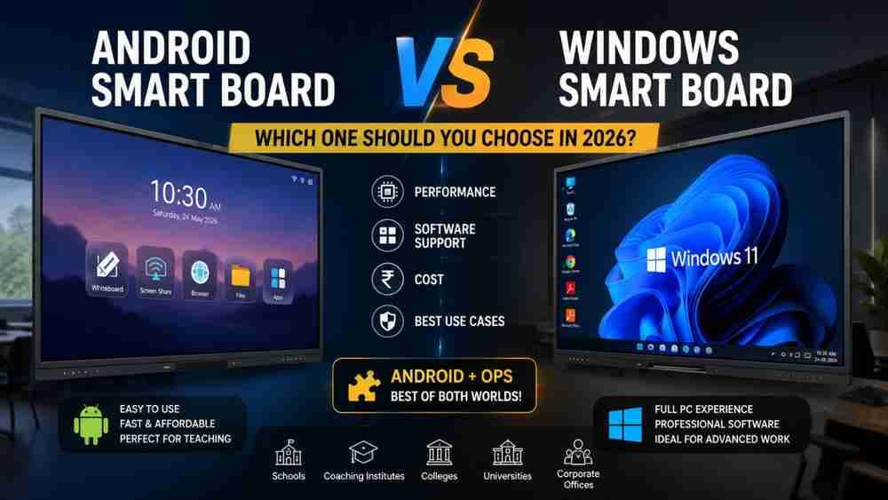 Android Smart Board vs Windows Smart Board: Which One Should You Choose in 2026?
