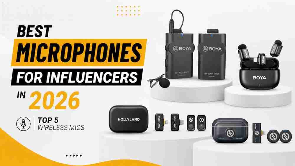 Best Microphones for Influencers in 2026: Top 5 Wireless Mics