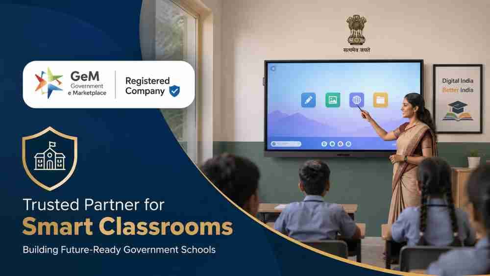 Why Government Schools Should Choose a GeM Registered Company for Smart Classroom Projects
