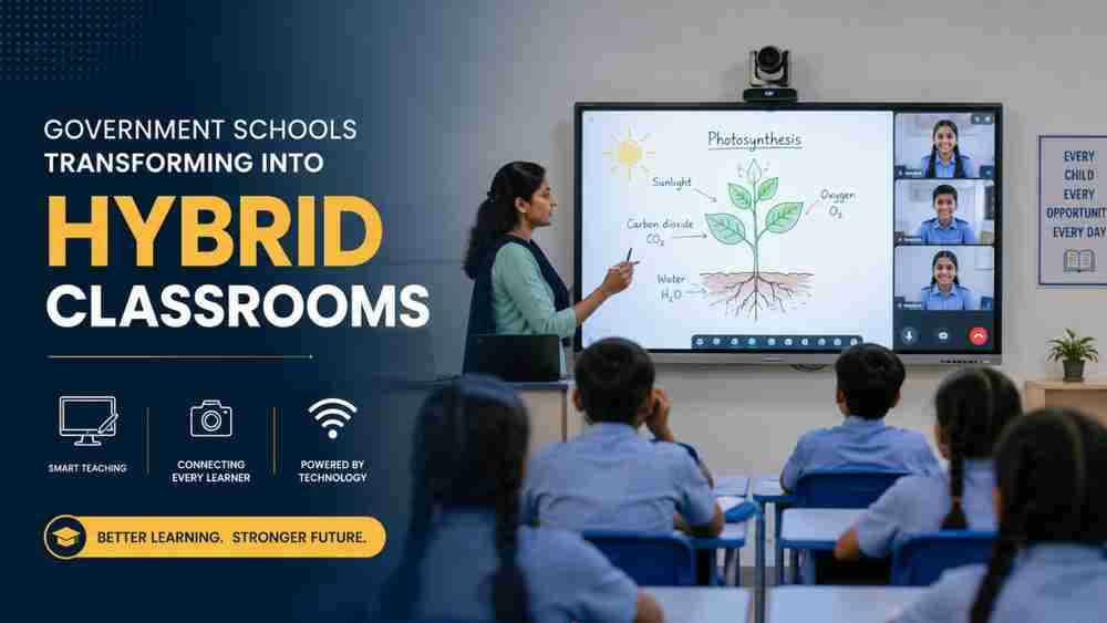 How Government Schools Can Transform into Hybrid Classrooms in India (2026 Complete Guide)