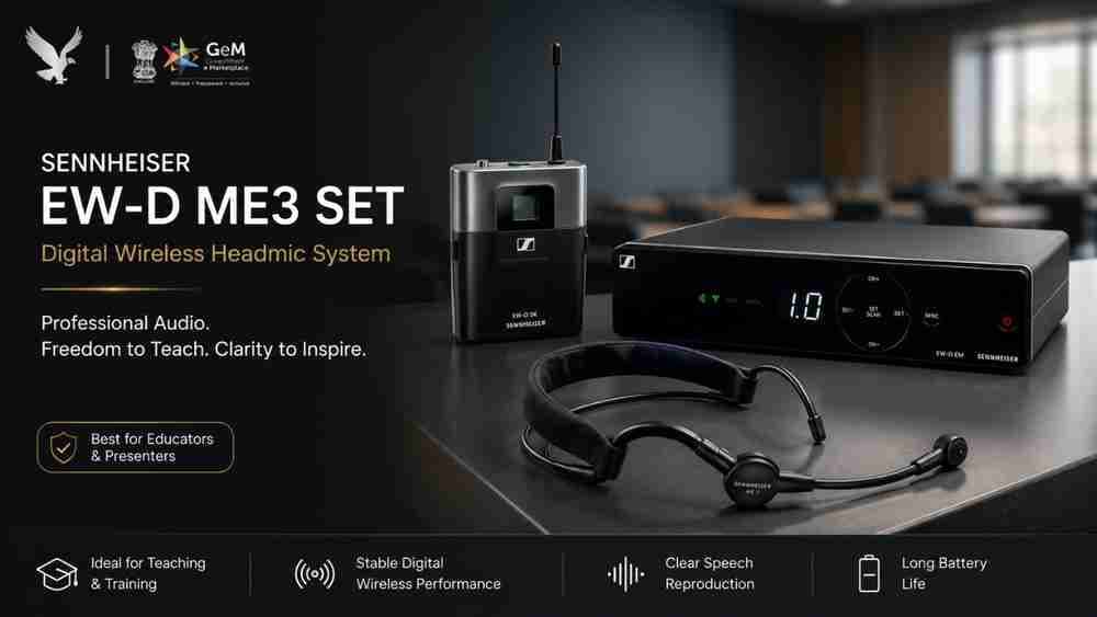 Sennheiser EW-D ME3 SET Dealer in India | Edumark technologies
