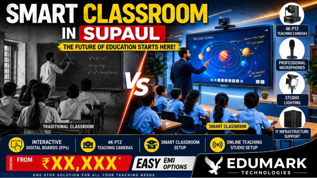Best Digital Board & Smart Classroom Company in Supaul Bihar | Edumark Technologies