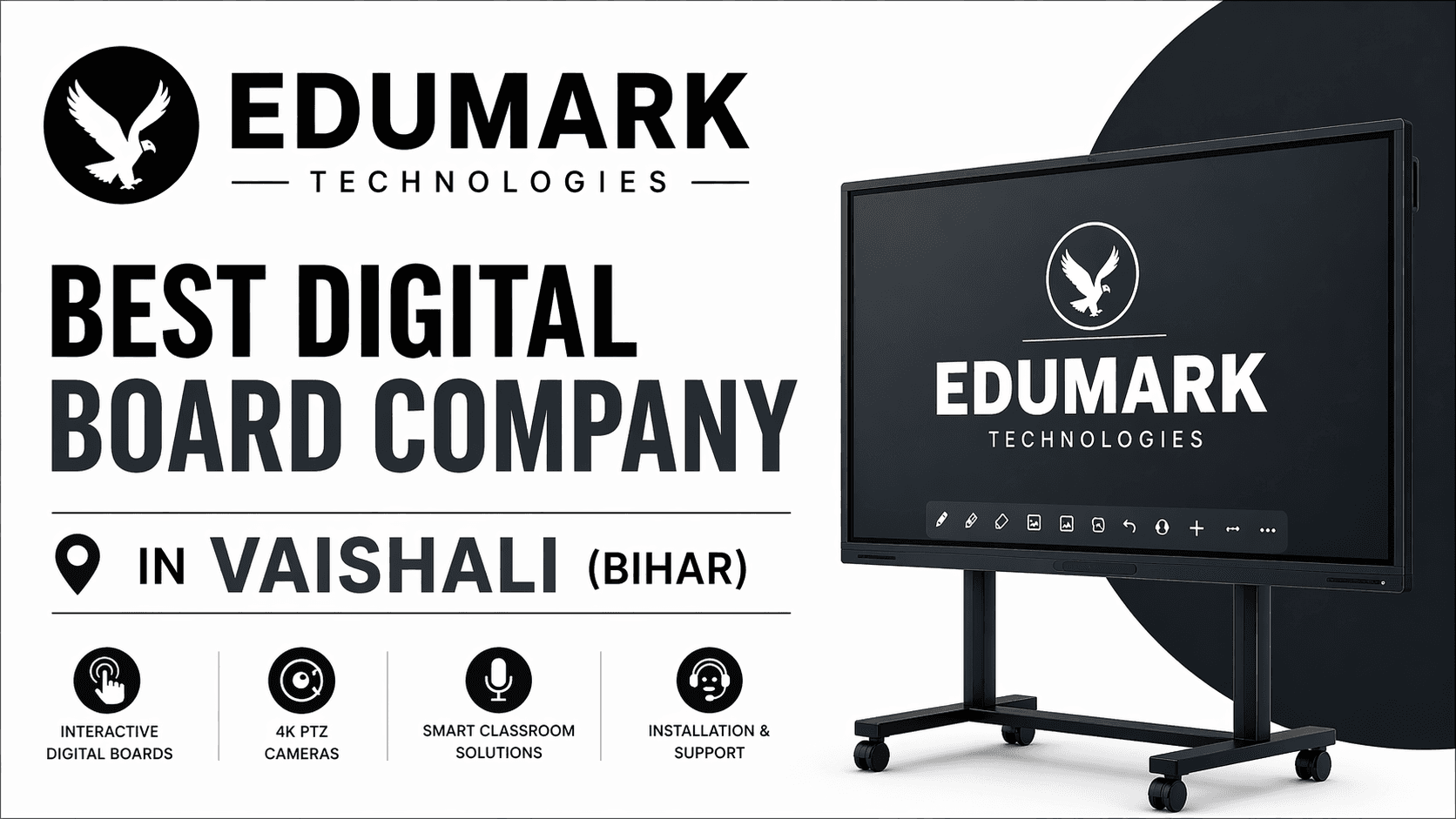 Best Digital Board Company in Vaishali (Bihar): Edumark Technologies